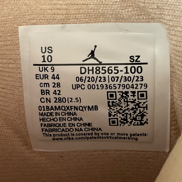 Nike Air Jordan 5 Retro x Off White DH85650-100 Size US 10 NWB - Picture 7 of 16